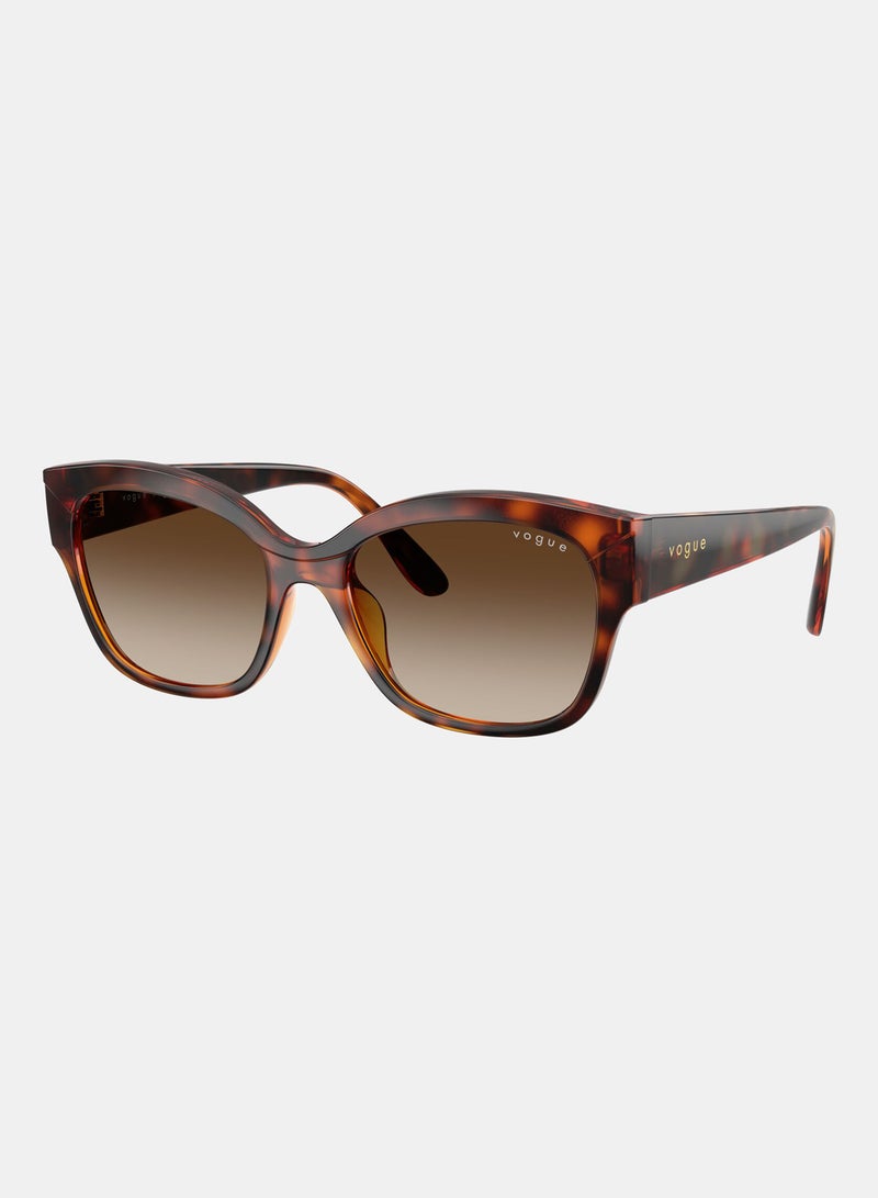 Vogue Full Rim Cat Eye Sunglasses 5638SU, 55, W656, 13 - Image 2